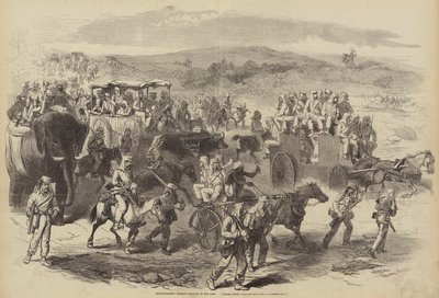 Reinforcements Pressing Forward to the Camp before Delhi by George Francklin Atkinson